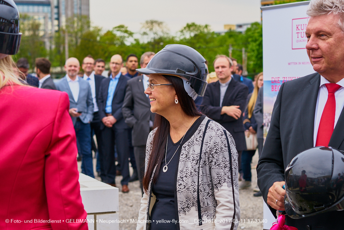 11. Mai 2017 - Grundsteinlegung für die LOGE und dem Kulturquadrat in Neuperlach